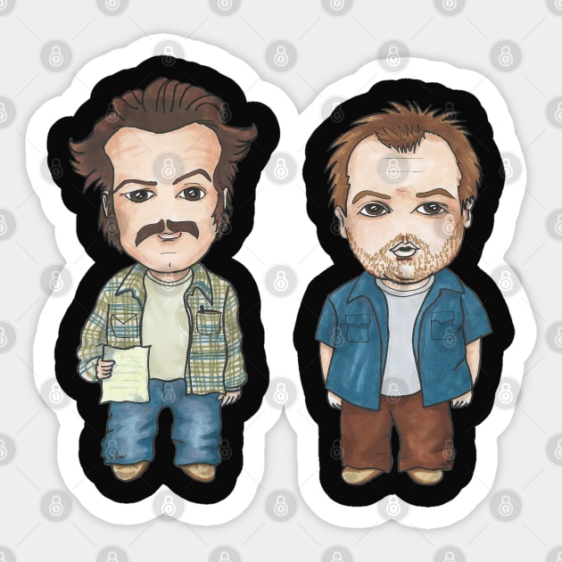 Earl and Randy Sticker by LivStark